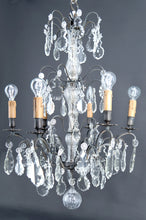 将图片加载到图库查看器,Lustre cage en bronze et cristal de Baccarat – Style Louis XV / Transition – France, vers 1900
