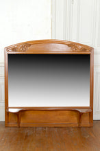 将图片加载到图库查看器,Miroir en Chêne Sculpté sur le Thème de la Vigne, Par Gauthier-Poinsignon, Art Nouveau, École de Nancy, France, Circa 1910