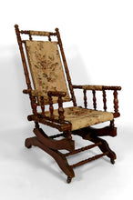 Загрузить изображение в средство просмотра галереи, Rocking chair victorien – Aesthetic / Eastlake Movement États-Unis ou Royaume-Uni, vers 1880