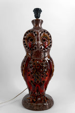 Загрузить изображение в средство просмотра галереи, Importante lampe « Chouette » en céramique – Walter Gerhards Allemagne de l’Ouest, circa 1960–1970