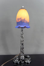 将图片加载到图库查看器,Lampe en Fer Forgé par Paul Kiss et Muller Frères, France, Art Deco, Circa 1920