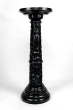 将图片加载到图库查看器,Importante colonne / sellette haute asiatique en bois sculpté, circa 1880, Indochine