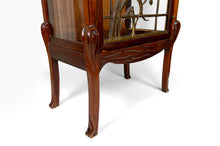 将图片加载到图库查看器,Vitrine Art Nouveau, Bronzes et Bois Sculpté sur un Thème Lacustre, France, vers 1900