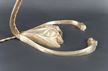 将图片加载到图库查看器,Lampe en Bronze et Pendeloques par Hector Guimard, France, Art Nouveau, Circa 1910