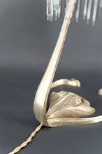 将图片加载到图库查看器,Lampe en Bronze et Pendeloques par Hector Guimard, France, Art Nouveau, Circa 1910