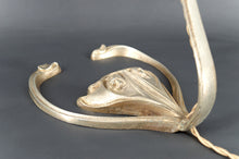 将图片加载到图库查看器,Lampe en Bronze et Pendeloques par Hector Guimard, France, Art Nouveau, Circa 1910