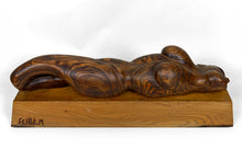 Загрузить изображение в средство просмотра галереи, Importante Sculpture de Corps de Femme, Cèdre et Chêne, Brutalisme, France, Circa 1970