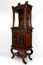 将图片加载到图库查看器,Important Cabinet Asiatique en bois sculpté, Vietnam ou Chine, Circa 1880