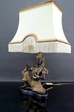 将图片加载到图库查看器,Lampe au Bouddha Thaï en bronze à double patine noire et dorée, France, Circa 1960