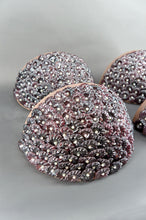 Загрузить изображение в средство просмотра галереи, Lot de 4 Appliques en Fer Forgé et Perles de Verre, Murano, Italie, Art Deco, Circa 1930