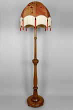 将图片加载到图库查看器,Important lampadaire Art Déco en chêne sculpté, France, vers 1920