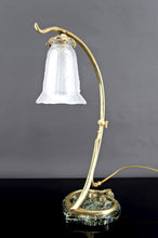 将图片加载到图库查看器,Importante Lampe de Bureau en Bronze et Marbre, Art Nouveau, France, Circa 1890
