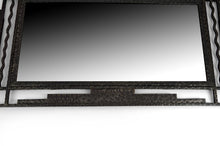 将图片加载到图库查看器,Miroir Art Déco en fer forgé, par Paul Kiss, Paris, vers 1930