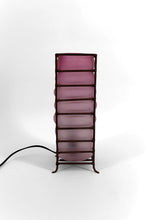 将图片加载到图库查看器,Lampe de Table Moderniste en Pâte de Verre et Fer Forgé, Circa 1950-1960