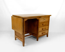 将图片加载到图库查看器,Bureau Art Déco en chêne, France, Circa 1940