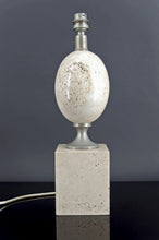 将图片加载到图库查看器,Lampe de salon en travertin, Maison Philippe Barbier, France, Circa 1960-1970
