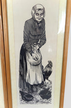 Загрузить изображение в средство просмотра галереи, Paire de Gravures Xylographes, "Couple de Paysans", France, Circa 1970