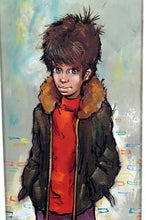 将图片加载到图库查看器,Peinture sur toile, Petit Garçon, Antonio Collado Gonzalez, vers 1970