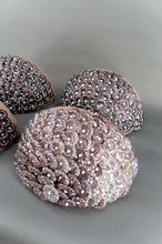 Загрузить изображение в средство просмотра галереи, Lot de 4 Appliques en Fer Forgé et Perles de Verre, Murano, Italie, Art Deco, Circa 1930