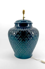将图片加载到图库查看器,Importante lampe en céramique bleue, France, Années 1950-1960