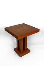 将图片加载到图库查看器,Guéridon en Chêne Massif, Art Déco Moderniste, France, Circa 1930