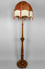将图片加载到图库查看器,Important lampadaire Art Déco en chêne sculpté, France, vers 1920