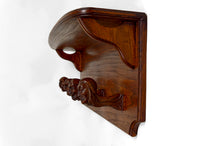 Загрузить изображение в средство просмотра галереи, Original Vestiaire Mural, Patères Sculptées sur un Thème Fantastique: Sorcières, Diable et Démons, Art Nouveau Gothique, Début XXe