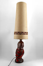 将图片加载到图库查看器,Importante lampe de parquet / lampadaire en Céramique, Chouette, par Walter Gerhards, Allemagne de l'Ouest, Circa 1960-1970