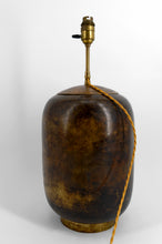 Загрузить изображение в средство просмотра галереи, Lampe Art Déco moderniste en laiton patiné, vers 1930