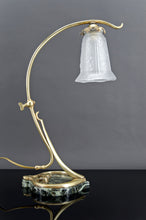 将图片加载到图库查看器,Importante Lampe de Bureau en Bronze et Marbre, Art Nouveau, France, Circa 1890