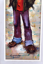 将图片加载到图库查看器,Peinture sur toile, Petit Garçon, Antonio Collado Gonzalez, vers 1970