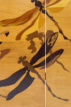 将图片加载到图库查看器,Paravent Art Nouveau aux Libellules, par Setbon, France, Circa 1910