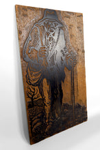 Загрузить изображение в средство просмотра галереи, Plaque / Matrice de Xylogravure, "Le Chemineau", France, 1978