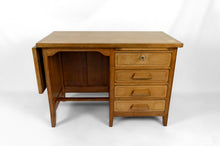 将图片加载到图库查看器,Bureau Art Déco en chêne, France, Circa 1940