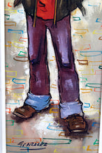 将图片加载到图库查看器,Peinture sur toile, Petit Garçon, Antonio Collado Gonzalez, vers 1970