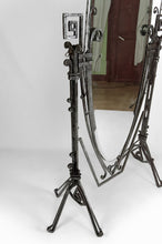 将图片加载到图库查看器,Important miroir psyché Art Déco en fer Forgé, France, Circa 1920