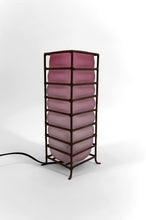 将图片加载到图库查看器,Lampe de Table Moderniste en Pâte de Verre et Fer Forgé, Circa 1950-1960