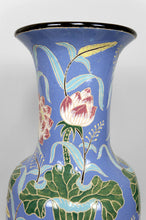 Загрузить изображение в средство просмотра галереи, Important Vase Balustre en Grès Émaillé, Bien Hoa, Indochine / Vietnam, Début XXe