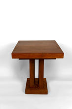 将图片加载到图库查看器,Guéridon en Chêne Massif, Art Déco Moderniste, France, Circa 1930