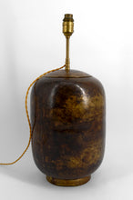 Загрузить изображение в средство просмотра галереи, Lampe Art Déco moderniste en laiton patiné, vers 1930