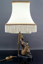 将图片加载到图库查看器,Lampe au Bouddha Thaï en bronze à double patine noire et dorée, France, Circa 1960