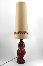 将图片加载到图库查看器,Importante lampe de parquet / lampadaire en Céramique, Chouette, par Walter Gerhards, Allemagne de l'Ouest, Circa 1960-1970