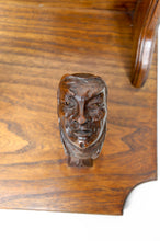 Загрузить изображение в средство просмотра галереи, Original Vestiaire Mural, Patères Sculptées sur un Thème Fantastique: Sorcières, Diable et Démons, Art Nouveau Gothique, Début XXe