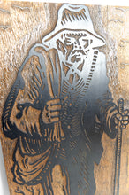 Загрузить изображение в средство просмотра галереи, Plaque / Matrice de Xylogravure, "Le Chemineau", France, 1978