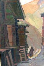 将图片加载到图库查看器,Vue de paysage Suisse, Huile sur panneau, "Findeln mit Matterhorn", Fr. WIPPERMAN, 1937