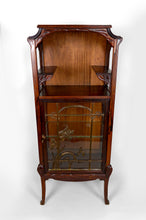 将图片加载到图库查看器,Vitrine Art Nouveau, Bronzes et Bois Sculpté sur un Thème Lacustre, France, vers 1900