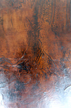 Загрузить изображение в средство просмотра галереи, Important Panneau , Fable de la Fontaine: Le Corbeau et le Renard, Cuir Repoussé et Dinanderie, Art Nouveau, Circa 1890