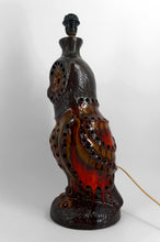 Загрузить изображение в средство просмотра галереи, Importante lampe « Chouette » en céramique – Walter Gerhards Allemagne de l’Ouest, circa 1960–1970