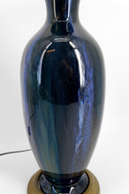 将图片加载到图库查看器,Lampe Art nouveau en grès à émaux grand feu et monture en bronze, vers 1900