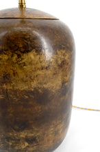 Загрузить изображение в средство просмотра галереи, Lampe Art Déco moderniste en laiton patiné, vers 1930